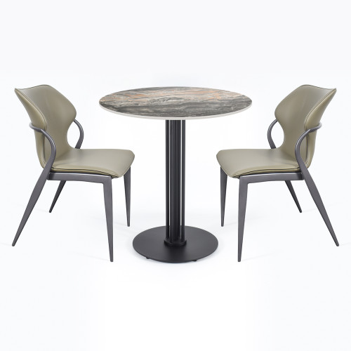 Modern round  dining table manufacturer  |  Modern commercial round table