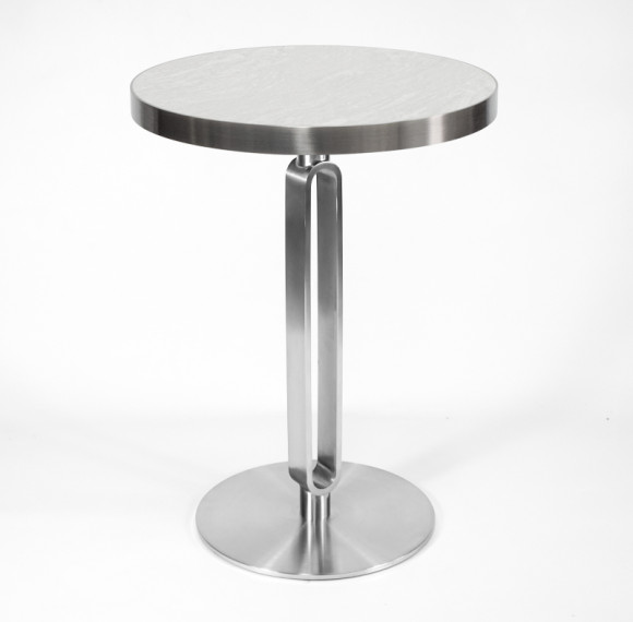 Modern round  dining table manufacturer  |  Commercial sintered stone table