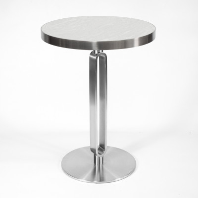 Modern round  dining table manufacturer  |  Commercial sintered stone table