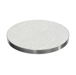 Modern round  dining table manufacturer  |  Commercial sintered stone table