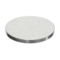 Modern round  dining table manufacturer  |  Commercial sintered stone table