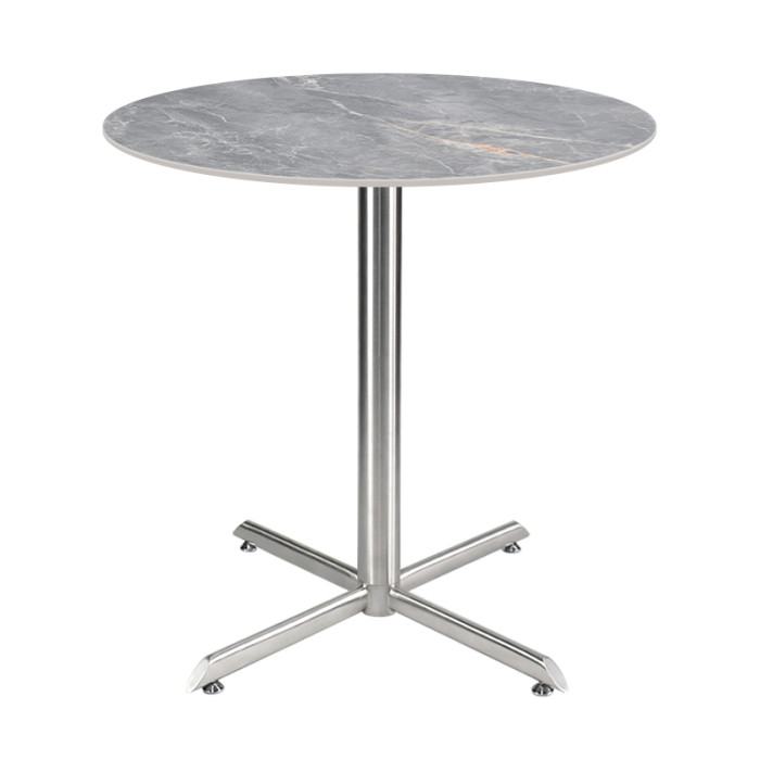 Modern round  dining table manufacturer  |  Commercial modern sintered stone table
