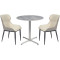 Modern round  dining table manufacturer  |  Commercial modern sintered stone table