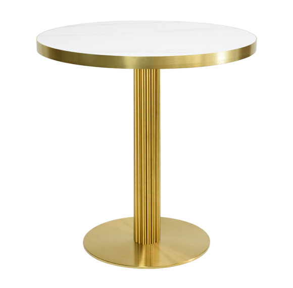 Round dining table manufacturer | Modern luxury round pedestal table