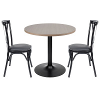 Restaurant table manufacturer | Minimalist round dining table
