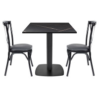 Cafe table manufacturer |  Modern restaurant square dining table