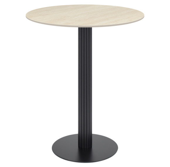 Sintered stone table manufacturer |  Modern round bar table