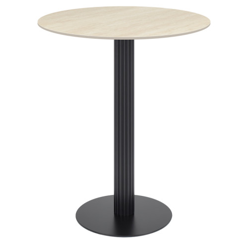 Commercial bar table manufacturer | Round Bar Table With Fluted Column Base