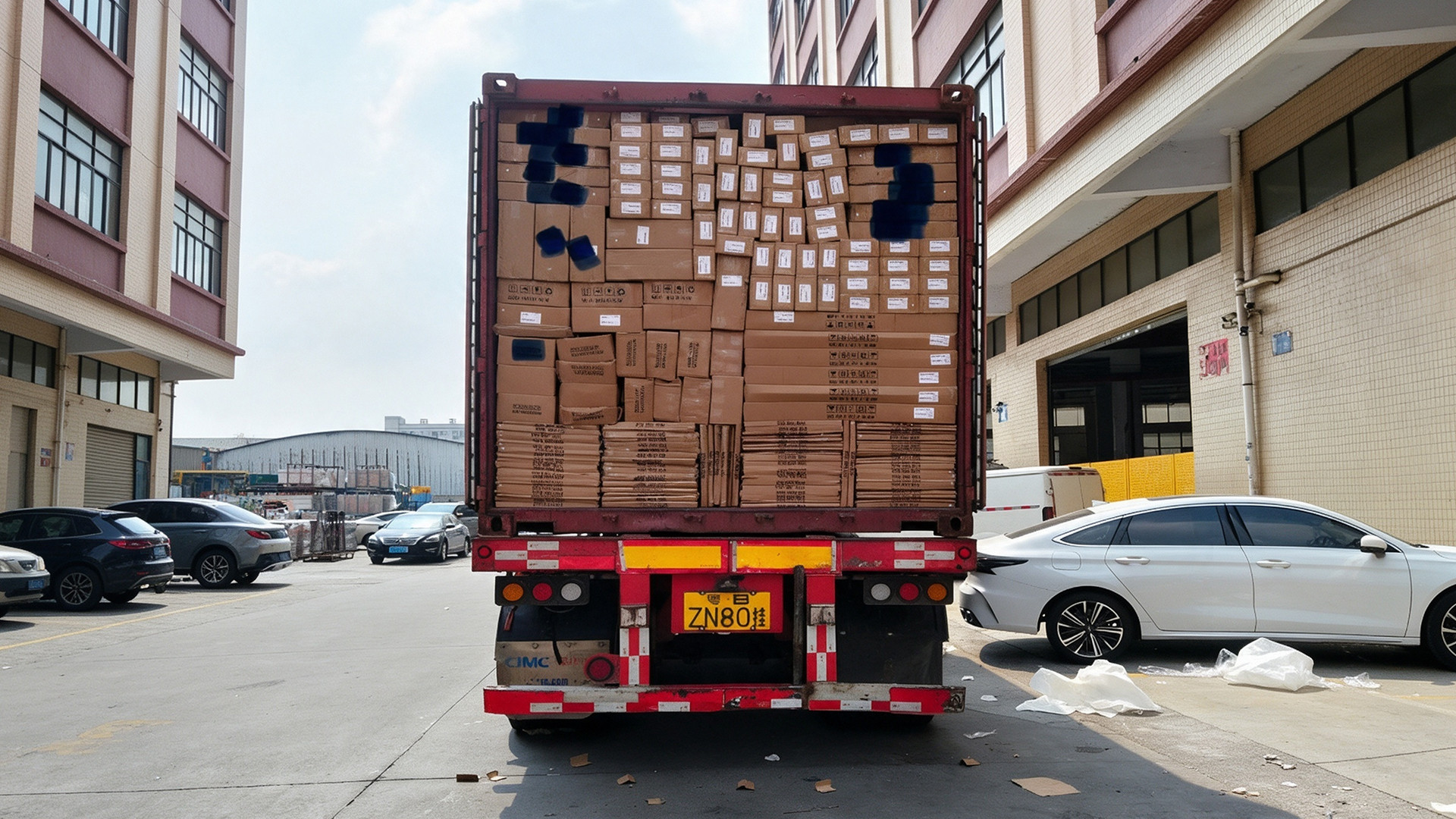 Dining table export packaging