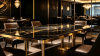 Middle Eastern Luxury Hotel Brand's Custom Titanium Gold Table Legs for Presidential Suites