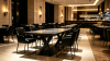 Shanghai Boutique Hotel's Industrial-Chic Dining Space with Custom Iron Table Bases