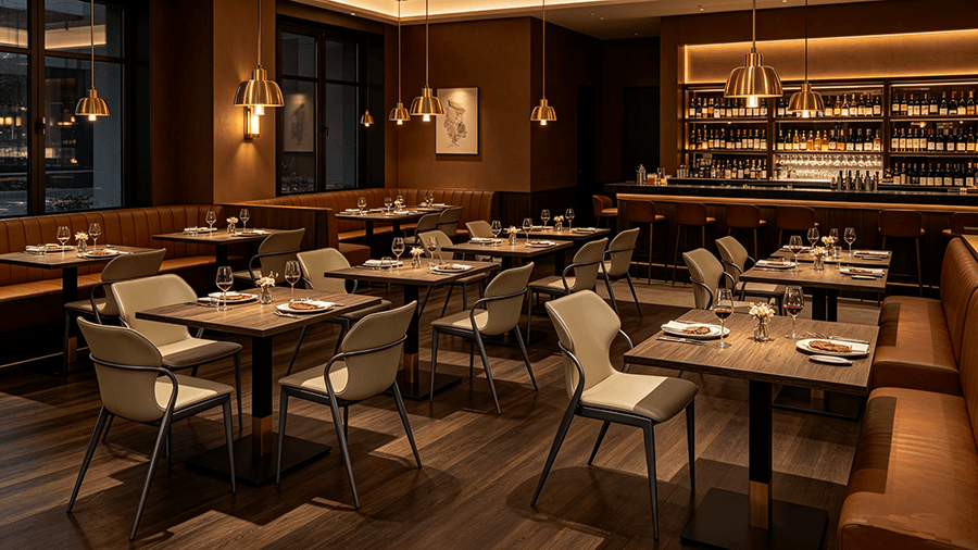 commercial dining table