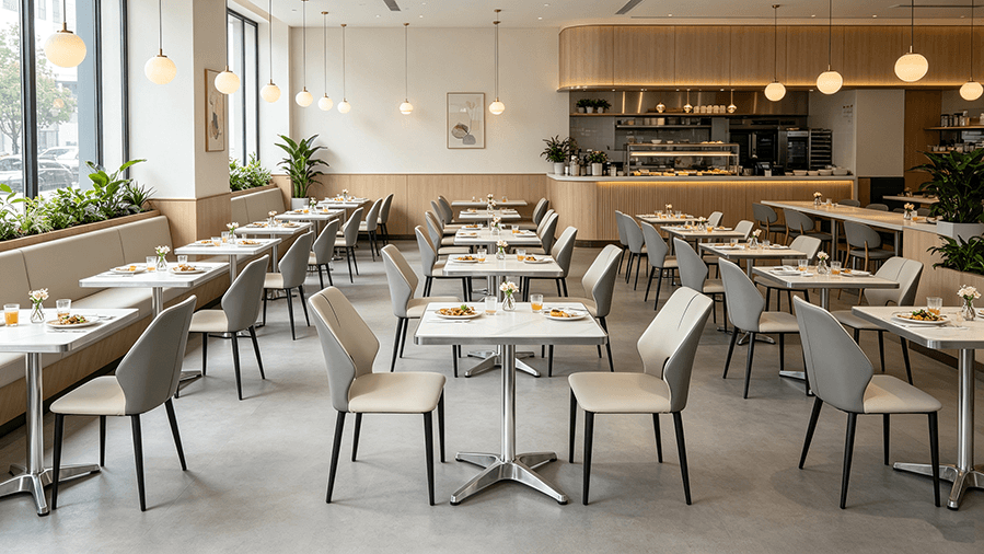 Stainless Steel vs. Iron Table Bases – Which One Should I Choose for My Restaurant Project?