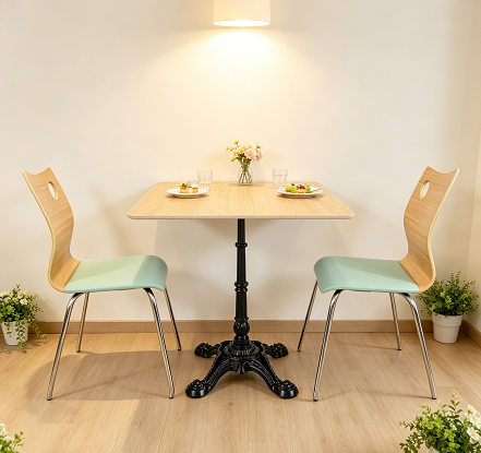 Square dining tables