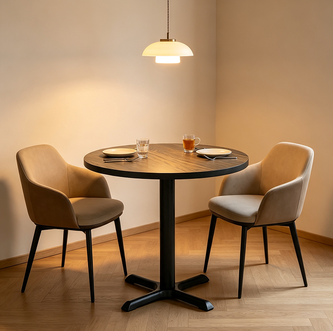 Luxury coat iron table base for hotel