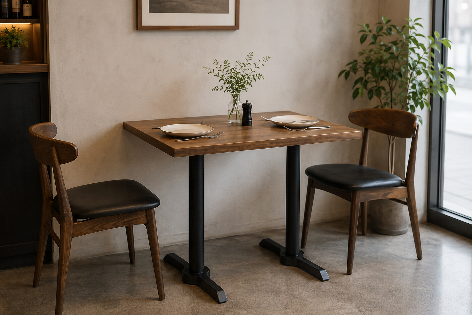 commercial table base for restaurant
