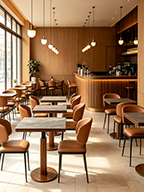 Upholstered dining chairs