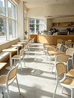 Plastic dining chairs