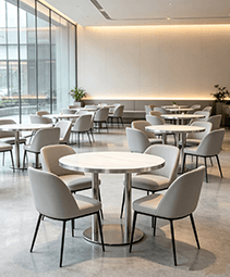 Oval dining tables