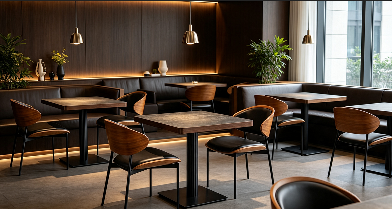 Square  dining table for restaurant