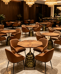 Irregular shaped tables