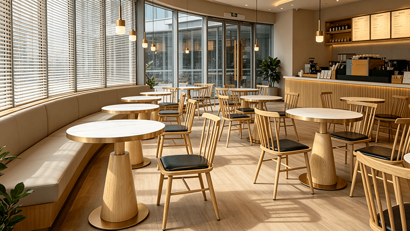 round dining table
