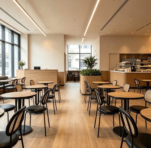 Singapore Commercial Complex — 500 Public Area Table Systems