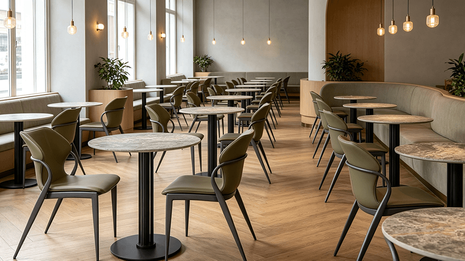 commercial dining table