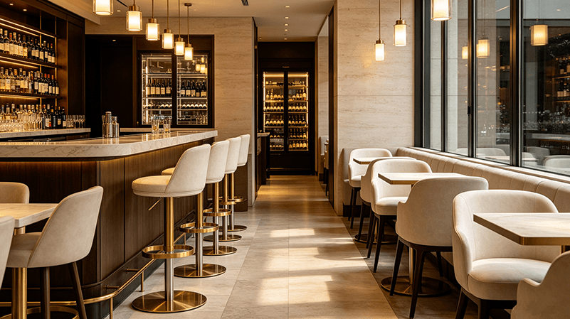 commercial bar stool