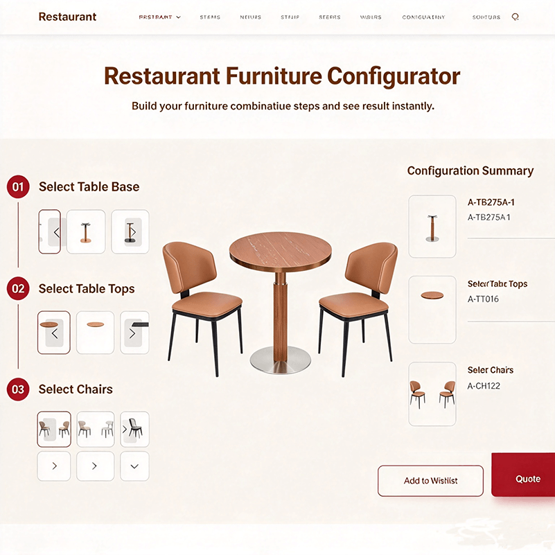 How to Design Your Commercial Table in 2 Minutes
