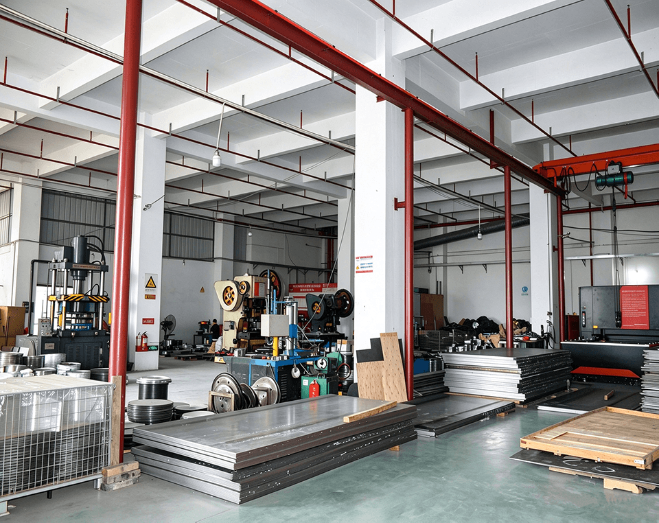 AEONTI Foshan factory - commercial table base manufacturing