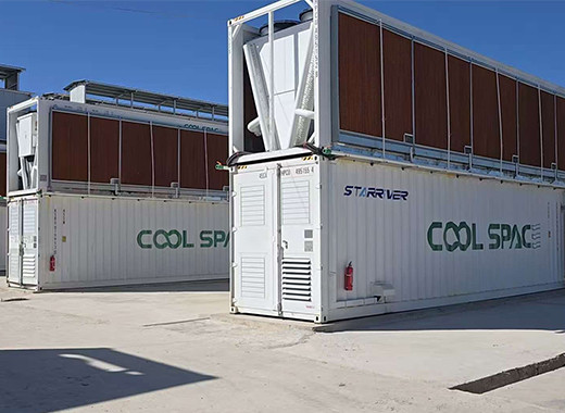 Containers operating on site