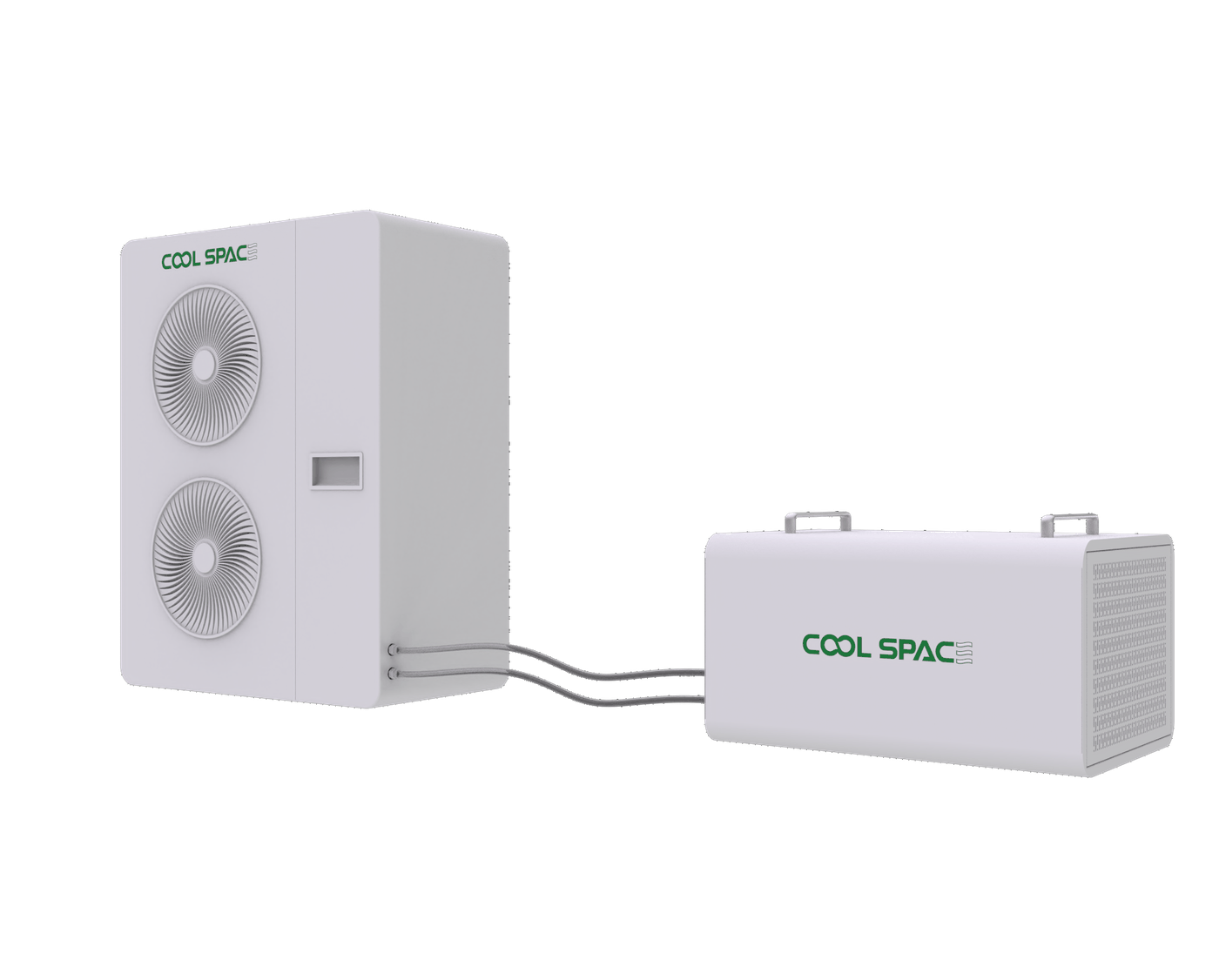 CoolPod-2A/W 2U cabinet with outdoor unit
