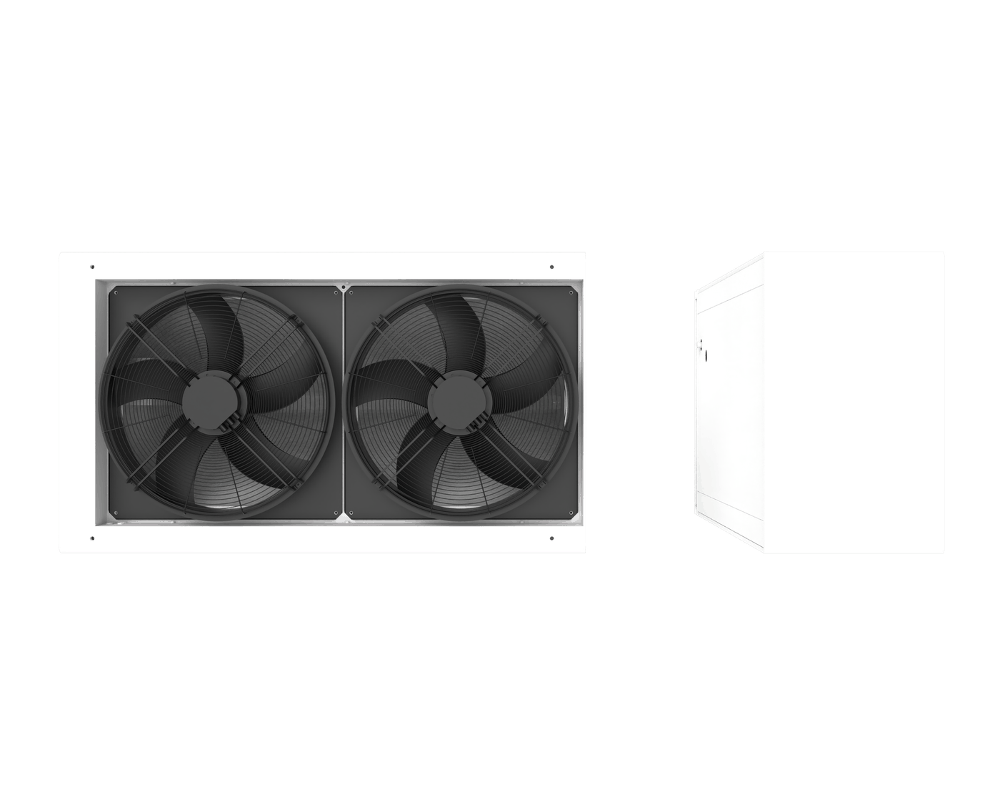 SR 34-S - top view showing high-capacity cooling fans
