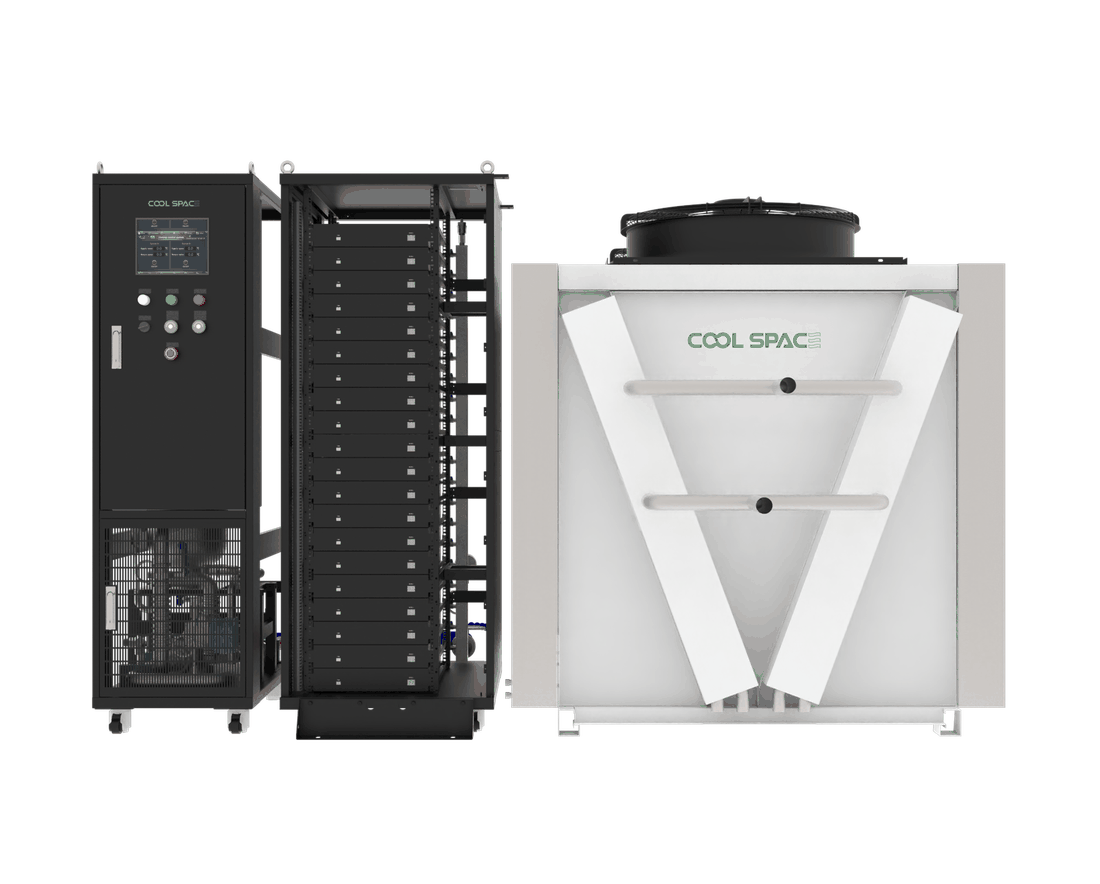 SR 20-M - dry-cooler container with the integrated power-distribution cabinet