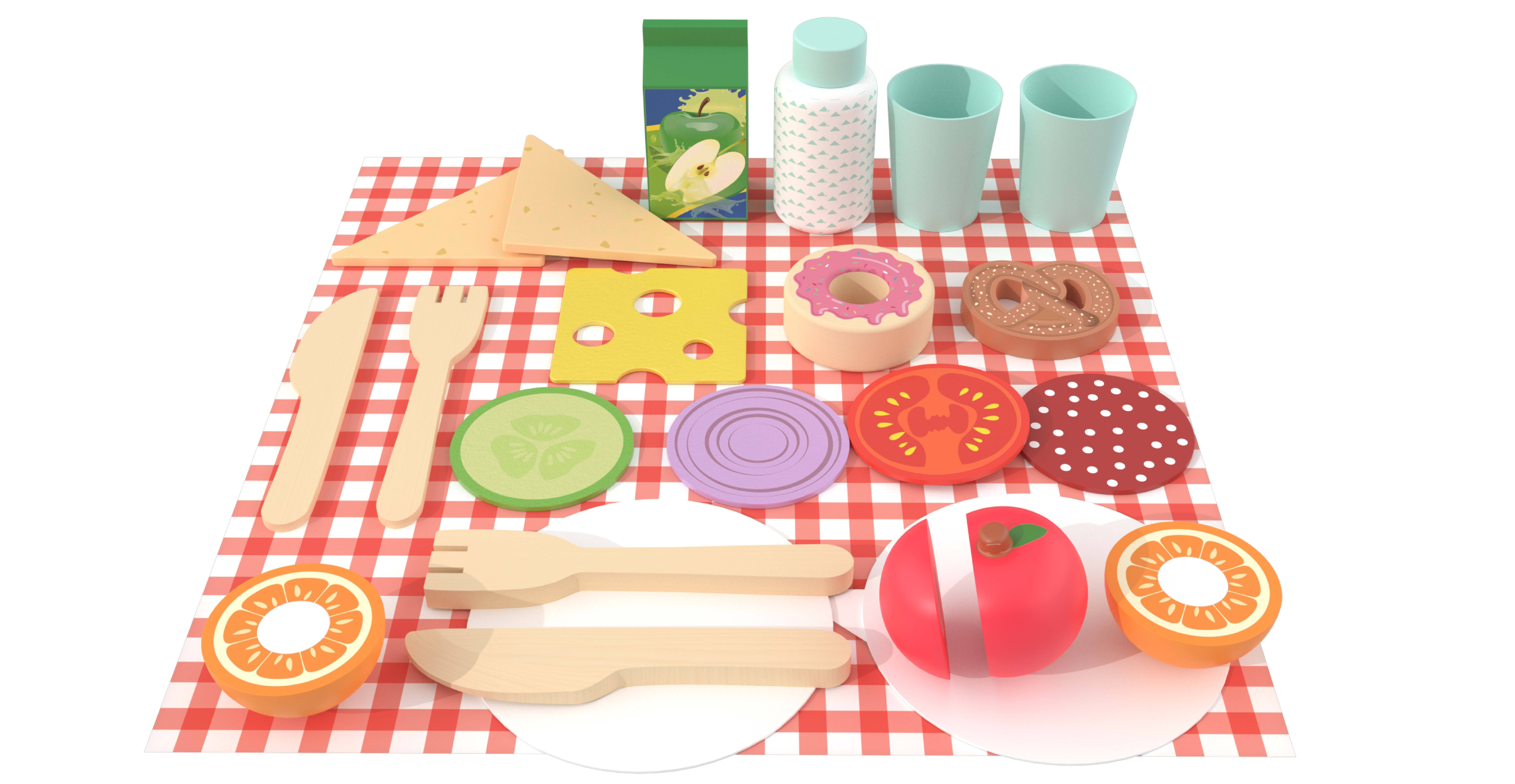Picnic Basket Toy Set