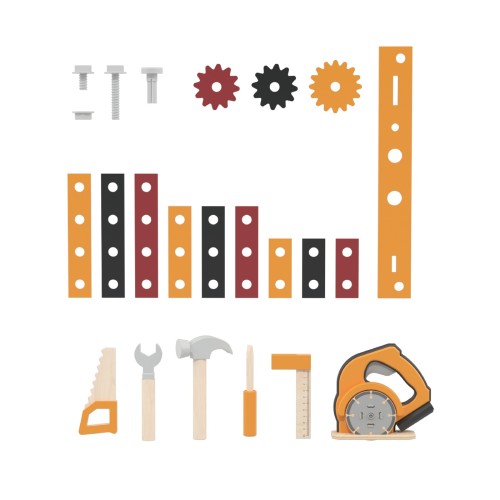 Custom  Wooden Tool Bench Kids Simulation STEM Tool Workbench Playset