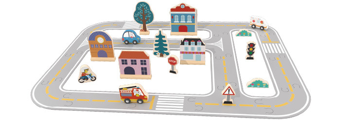 track puzzle toys