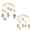 Custom Capybara Theme Wooden Baby Crib Mobile