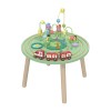 Custom Forest Train Wooden Multi-Play Activity Table for Toddlers | Bead Maze Gear Train Sensory Toy