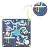 Custom Space Magnetic Pen Maze Wooden Toddler Travel Toy for Fine Motor Skills & Early Learning