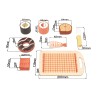 Custom Wooden Sushi Cutting Toy with Chopping Board for Kids Kitchen Role Play