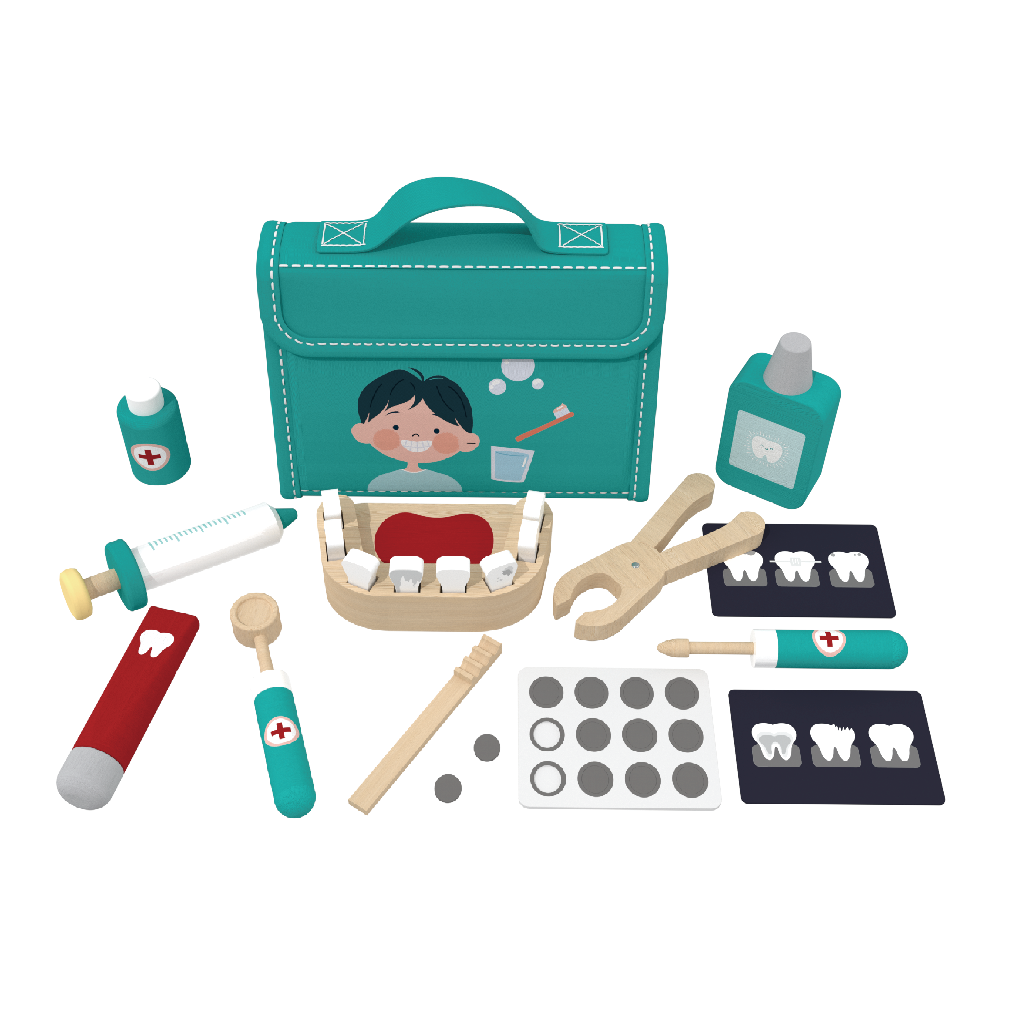 pretend play dental kit for kids 3+