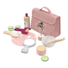 Custom Wooden Pretend SPA set for Girls,Beauty Role Play Kit with Carry Case