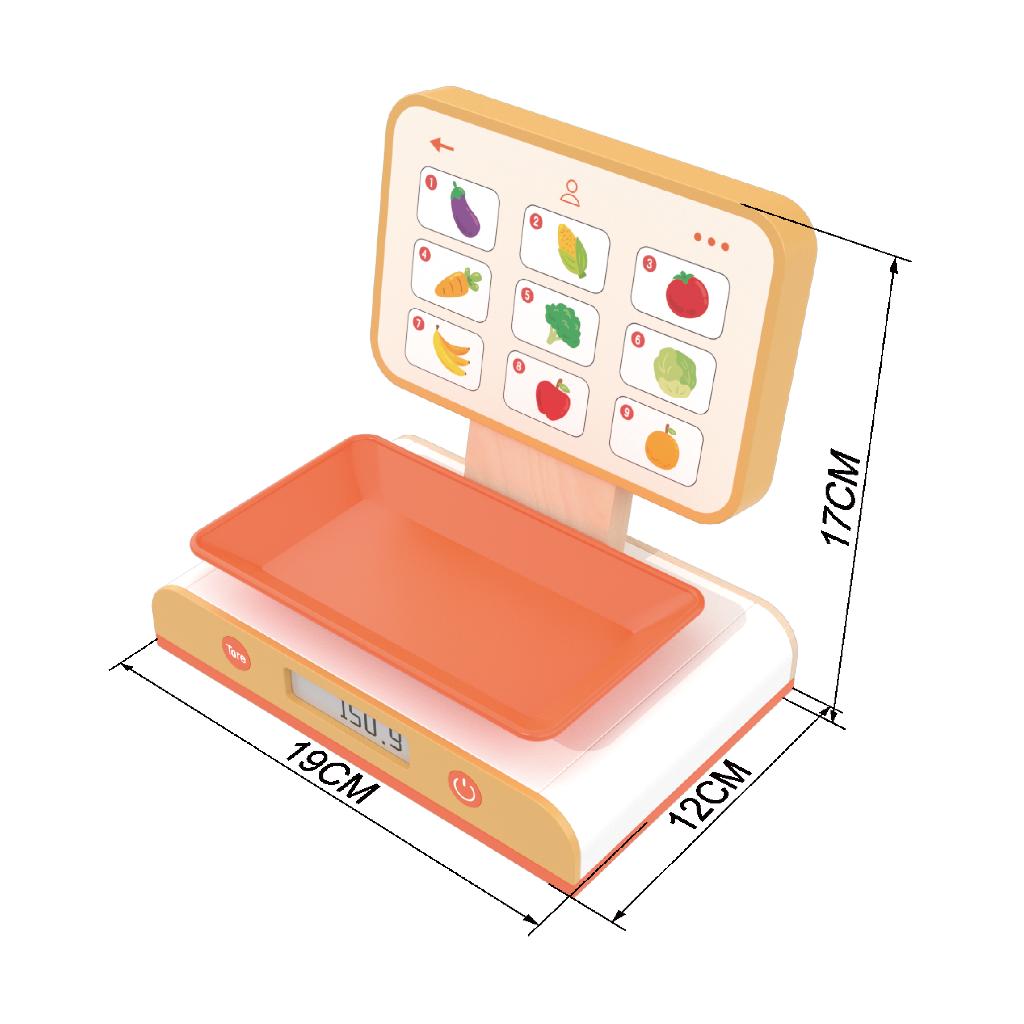 kids weighing toy