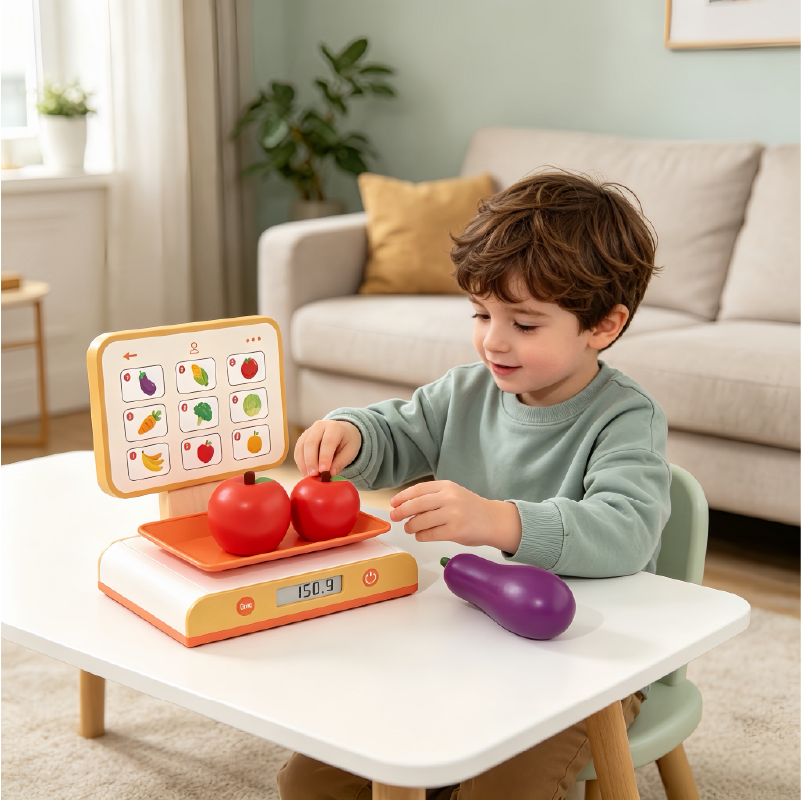 Montessori grocery scale
