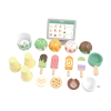 Custom Wooden Ice Cream Shop Pretend Play Set, Coffee Maker Cash Register Toy