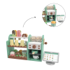 Custom Wooden Ice Cream Shop Pretend Play Set, Coffee Maker Cash Register Toy