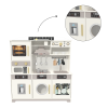 Custom Multi-Functional Wooden Play Kitchen Set, Realistic Pretend Play Set