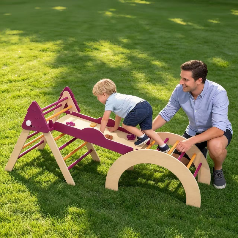 Wooden Climbing & Balance Sets